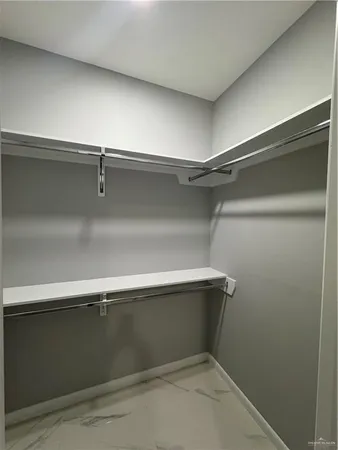 a close view of closet