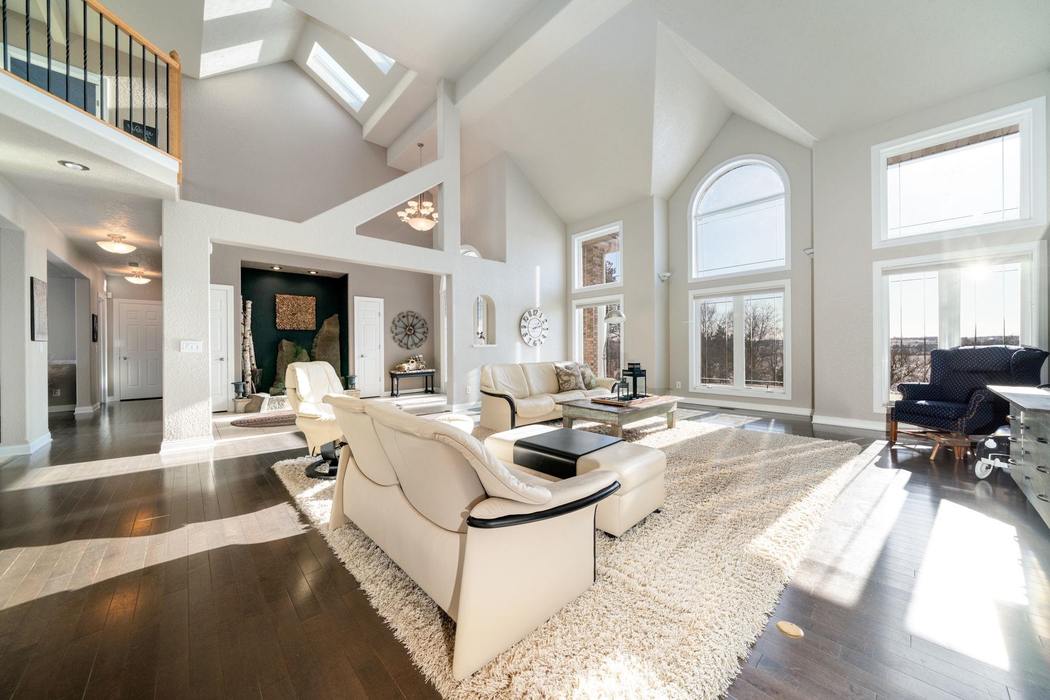 4092 West Pond Road Leaf River, IL 61047 - Photo 7 of 71 a living room with furniture and a large window