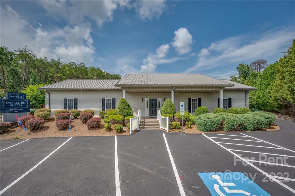 a view of a house with patio