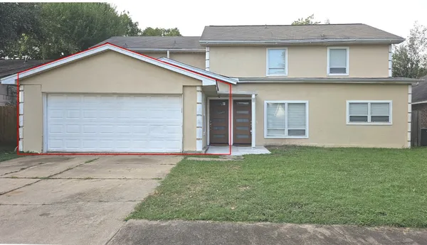 a view of a house with swimming pool