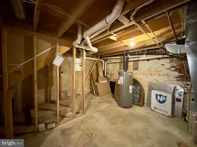 a view of a storage room