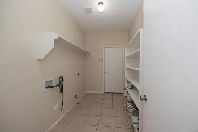 a view of empty room