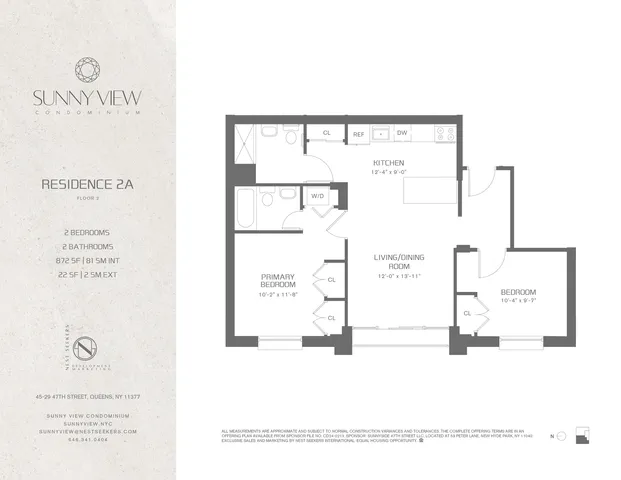 $868,000 | 45-29 47th Street, Unit 2A | Sunnyside
