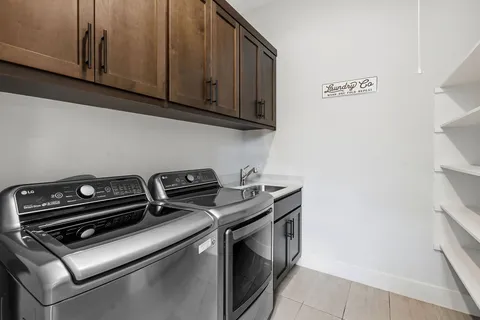 a close up of a stove top oven sitting inside of a kitchen