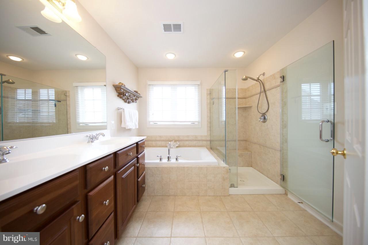 5153 Key View Way Perry Hall, MD 21128 - Photo 16 of 30 Master bath soaking tub, shower & double sink