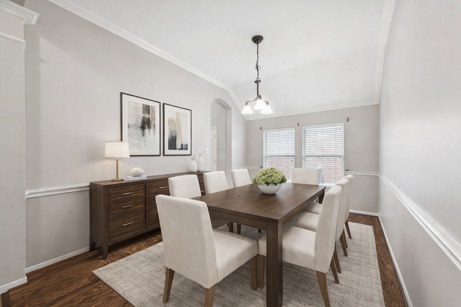 19223 Fisher Ridge Lane Tomball, TX 77377 - Photo 3 of 16 Virtually Staged. Formal Dining room with access to the Kitchen