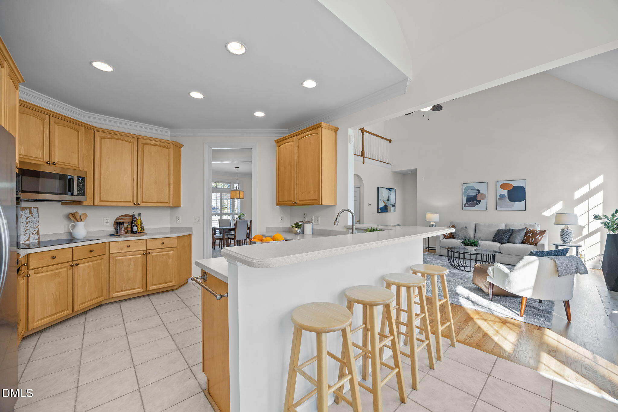 13 Morgans Ridge Lane Durham, NC 27707 - Photo 21 of 53 a kitchen with cabinets and chairs