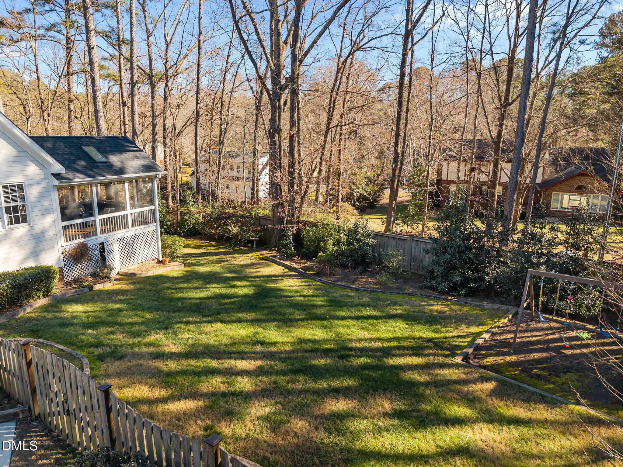 13 Morgans Ridge Lane Durham, NC 27707 - Photo 48 of 53 a view of swimming pool with an outdoor space and seating area