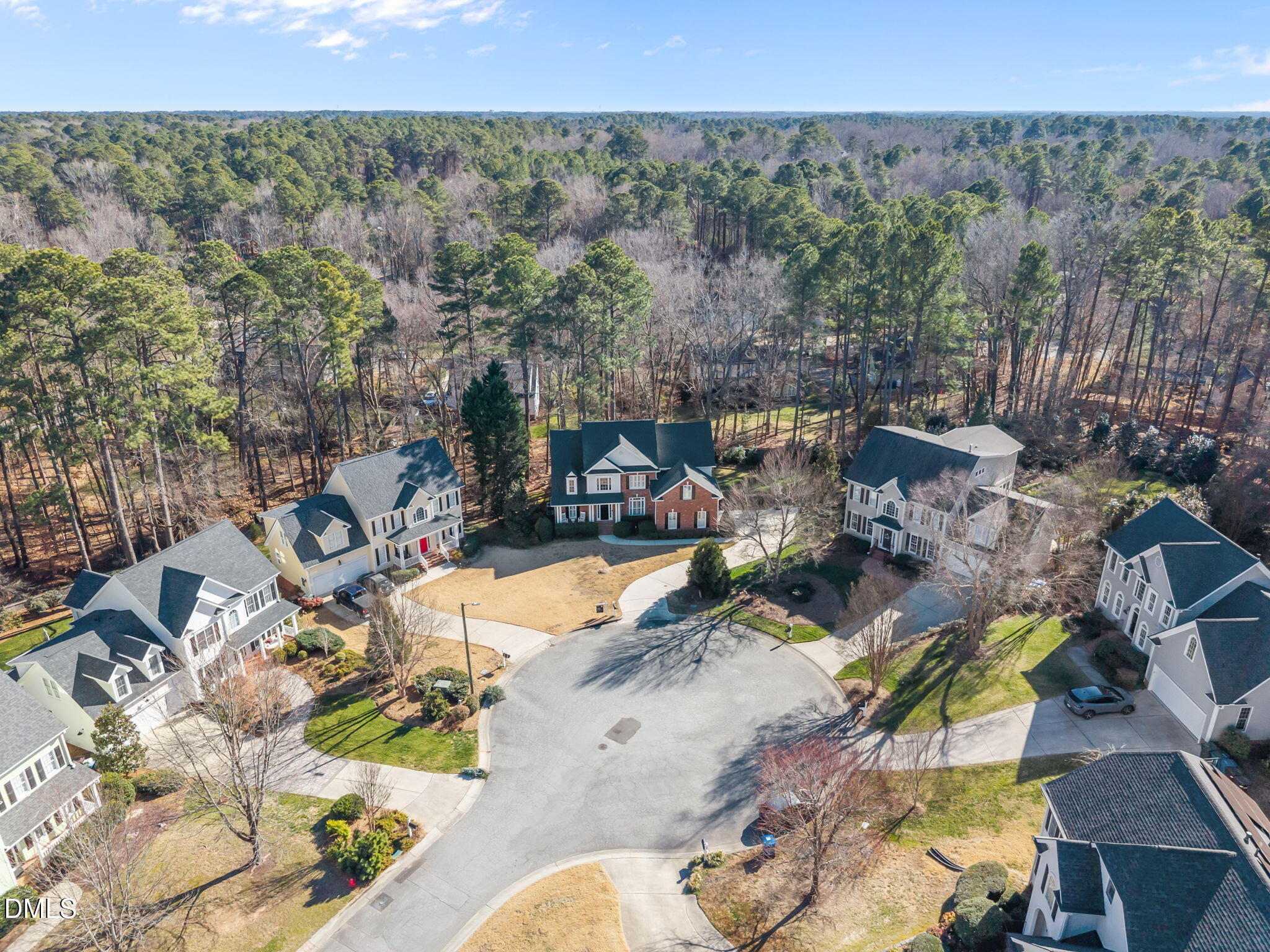 13 Morgans Ridge Lane Durham, NC 27707 - Photo 53 of 53 an aerial view of a house with a yard