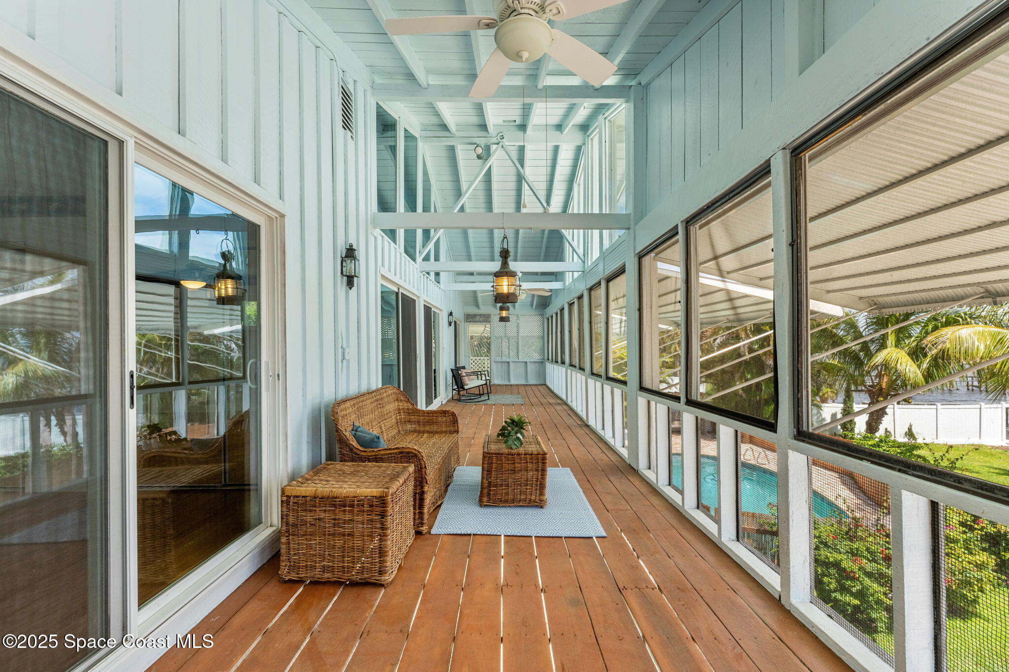 2016 Indian River Drive Cocoa, FL 32922 - Photo 27 of 49 a view of balcony with wooden floor