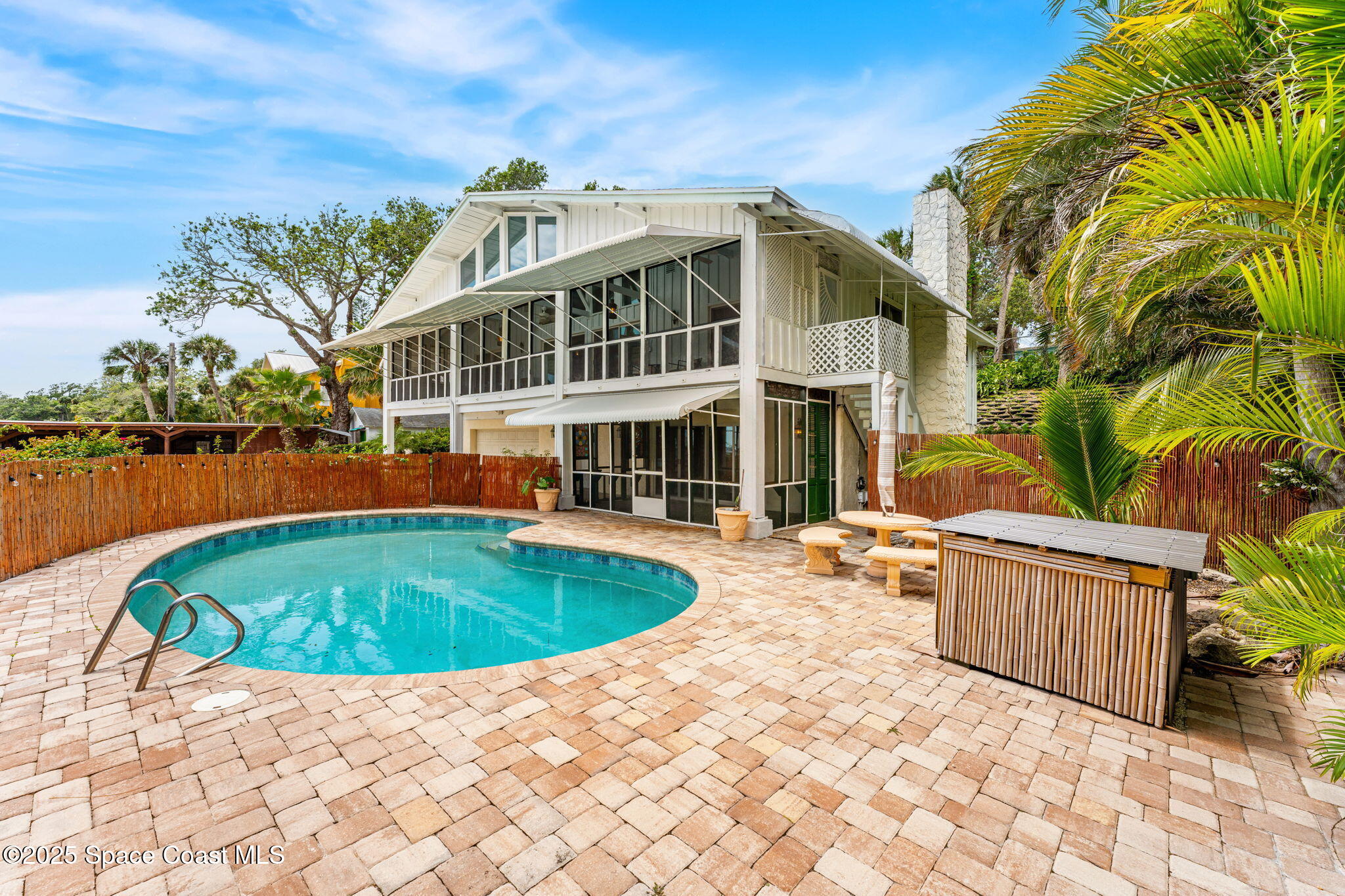 2016 Indian River Drive Cocoa, FL 32922 - Photo 30 of 49 a view of a house with pool and sitting area