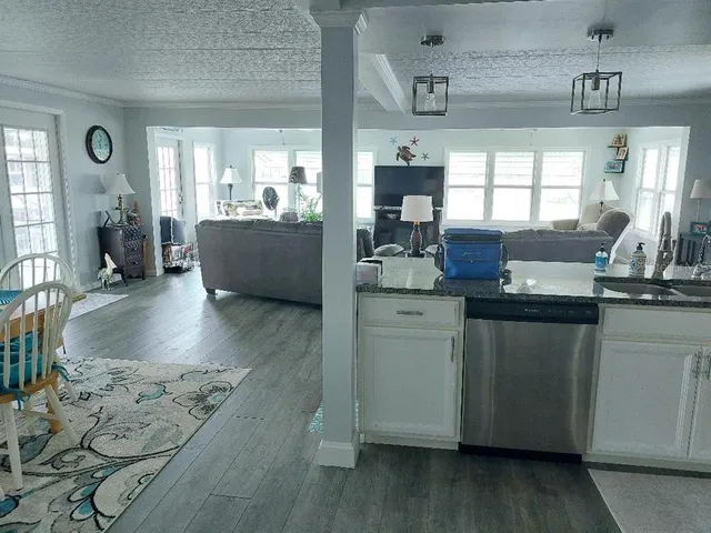 a view of a yard with table and chairs