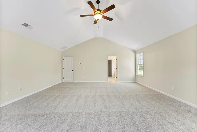 a view of an empty room