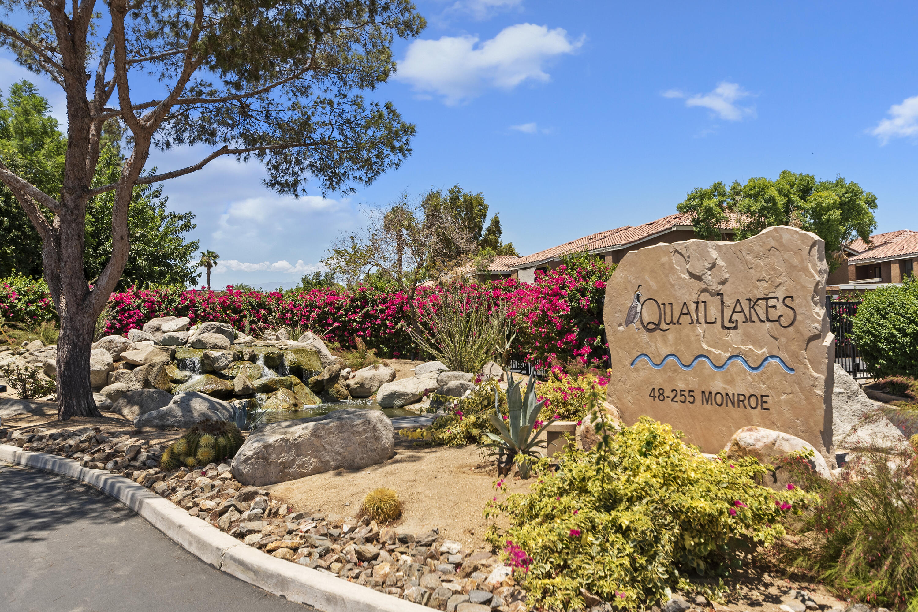 48255 Monroe Street, Unit 6 Indio, CA 92201 - Photo 25 of 43 a view of a garden