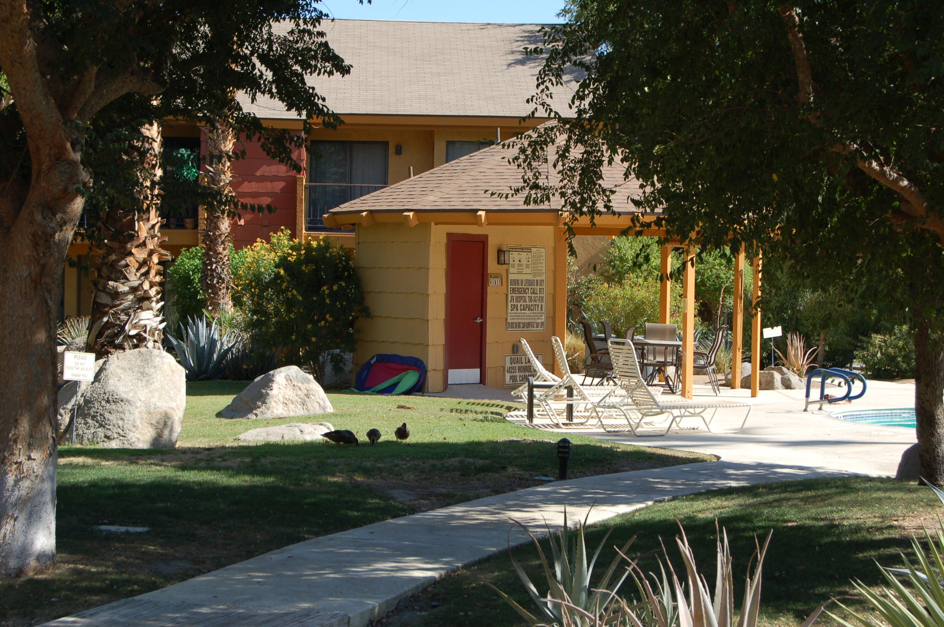 48255 Monroe Street, Unit 6 Indio, CA 92201 - Photo 35 of 43 a view of a house with a yard