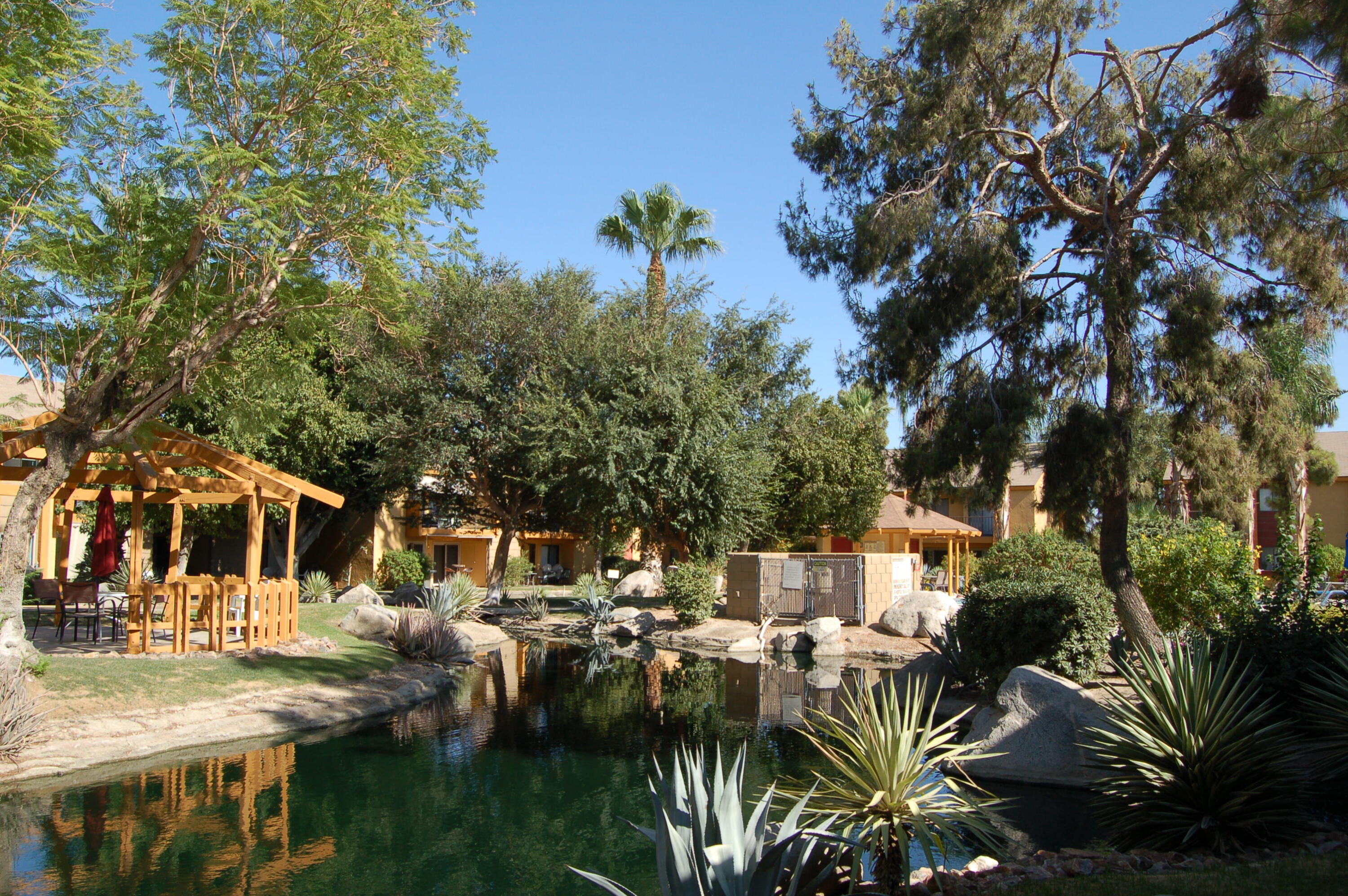 48255 Monroe Street, Unit 6 Indio, CA 92201 - Photo 43 of 43 a view of outdoor space with seating area