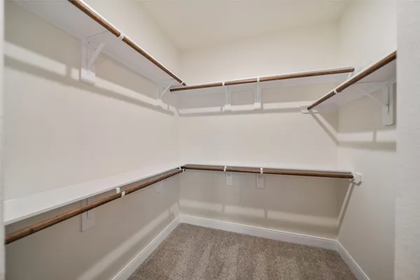 a walk in closet