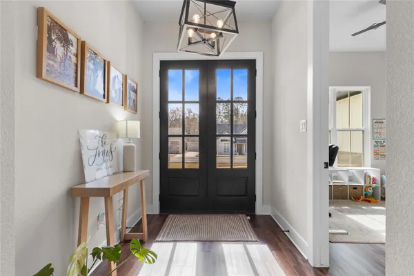 a view of front door