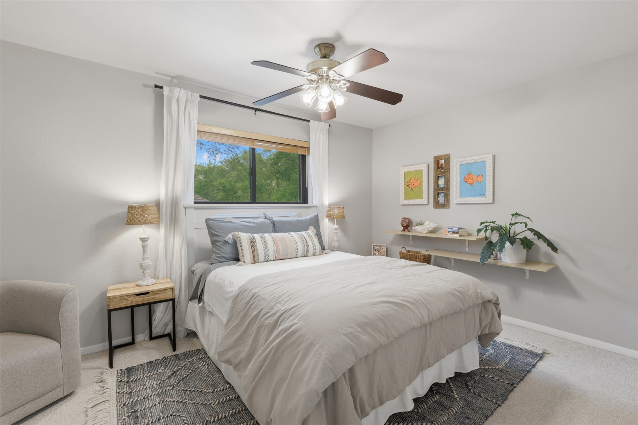 6126 Hickorycrest Drive Spring, TX 77389 - Photo 23 of 50 Another secondary bedroom with soft lighting, natural light and a relaxing atmosphere.