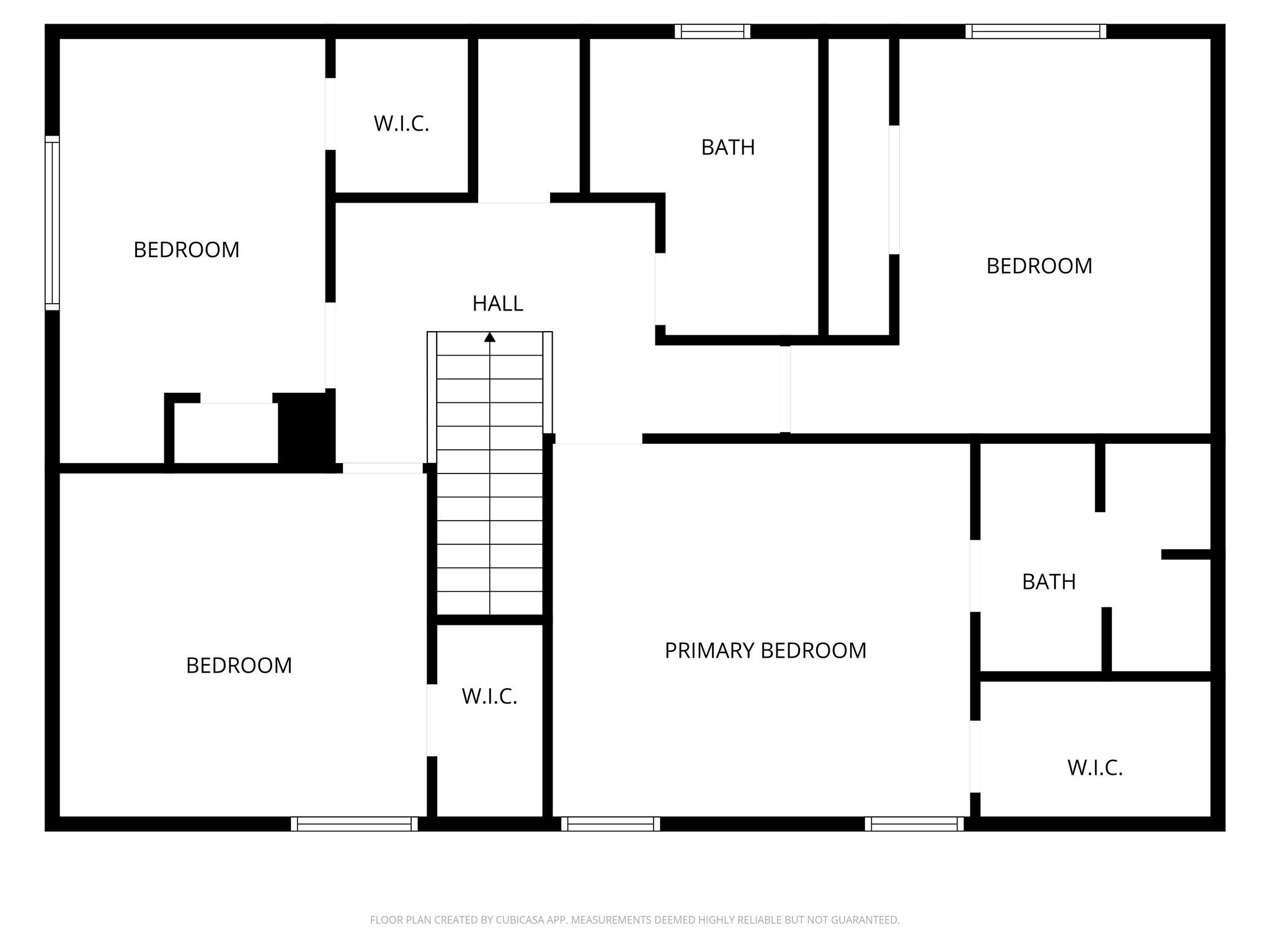 6126 Hickorycrest Drive Spring, TX 77389 - Photo 49 of 50 Second-floor layout featuring bedrooms, bathrooms, and hallway access.