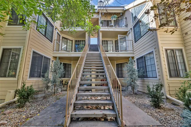 a front view of a house with windows