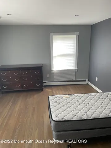 a view of a couch in a room