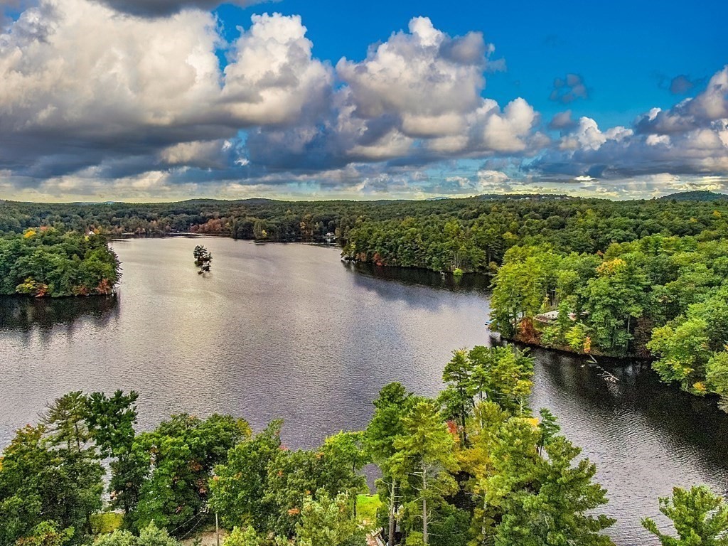 98 Boat House Road Groton, MA 01450 - Photo 2 of 39 an aerial view of a houses with lake view