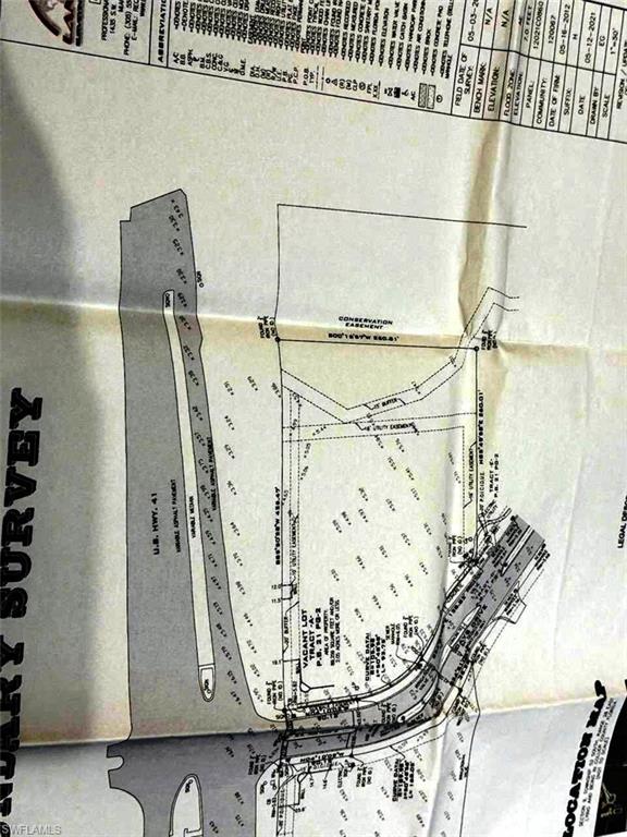 Tamiami Trail East Naples, FL 34114 - Photo 12 of 13 PICTURE OF THE SURVEY