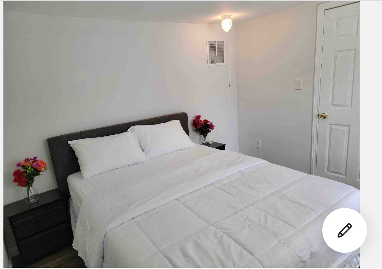 8041 Howard Drive, Unit 2 Houston, TX 77017 - Photo 5 of 6 a bedroom with a bed and a potted plant