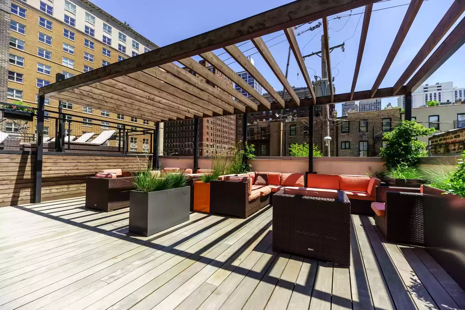 21 West Goethe Street, Unit 10G Chicago, IL 60610 - Photo 36 of 39 a view of a patio with swimming pool