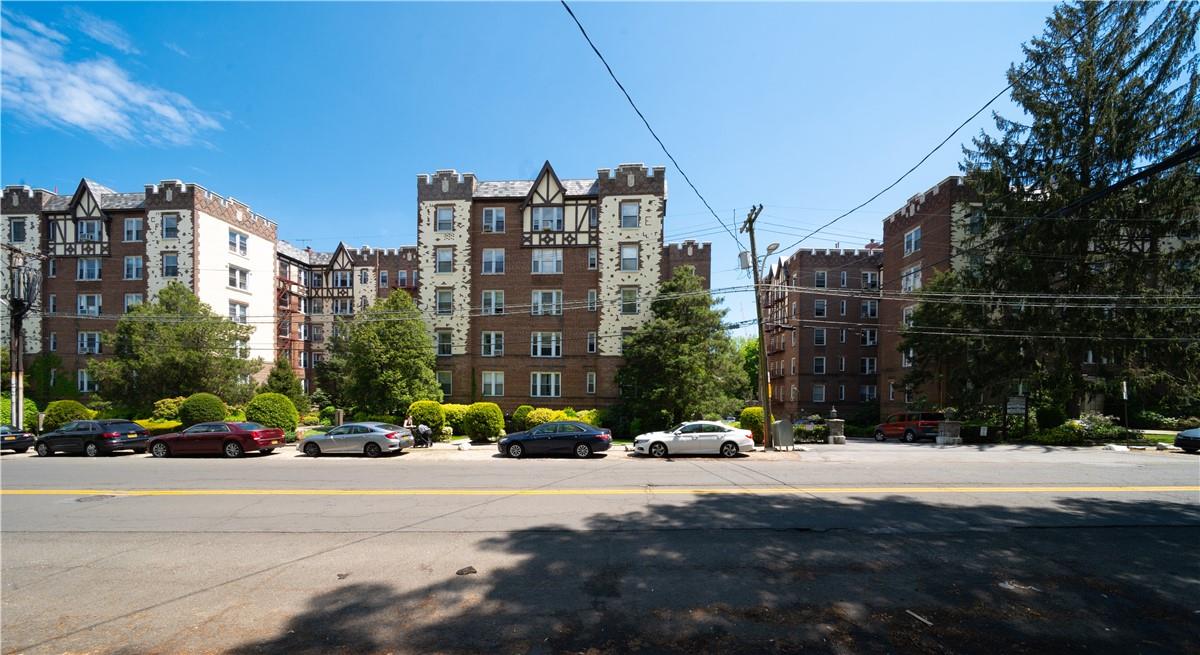 a view of city with tall buildings