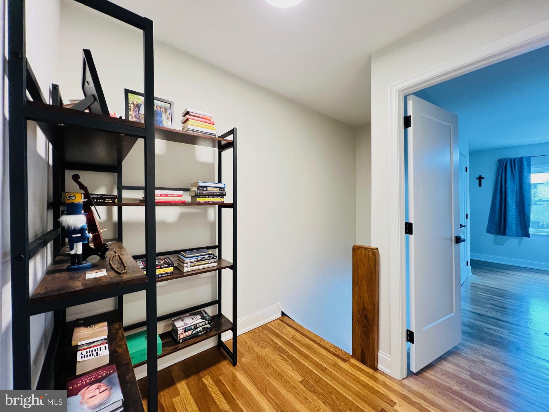 4735 Sheldon Street Philadelphia, PA 19127 - Photo 33 of 40 a view of a hallway with wooden floor and stairs