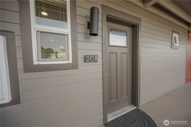 a view of front door