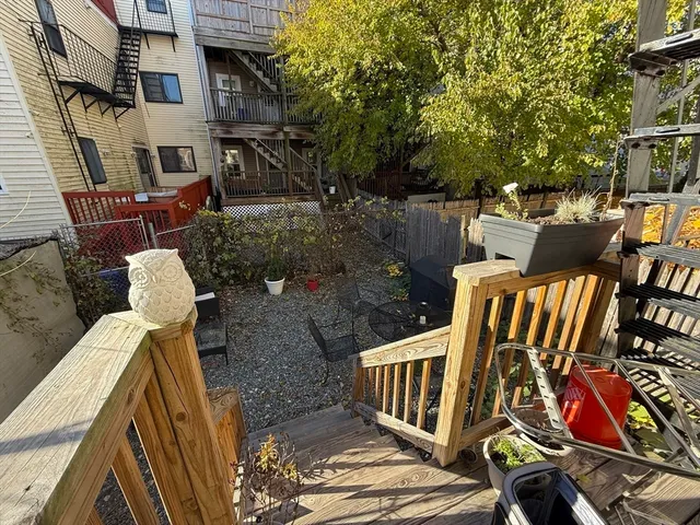 a view of outdoor space and deck