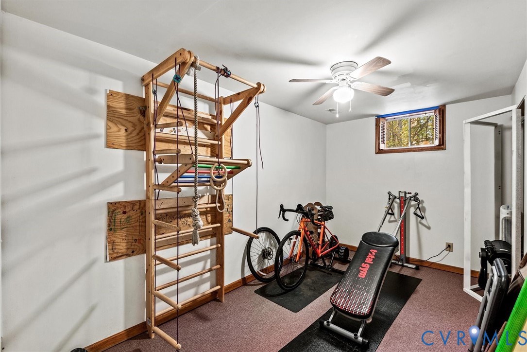 7358 Peppermill Road King George, VA 22485 - Photo 39 of 49 a view of a room with gym equipment