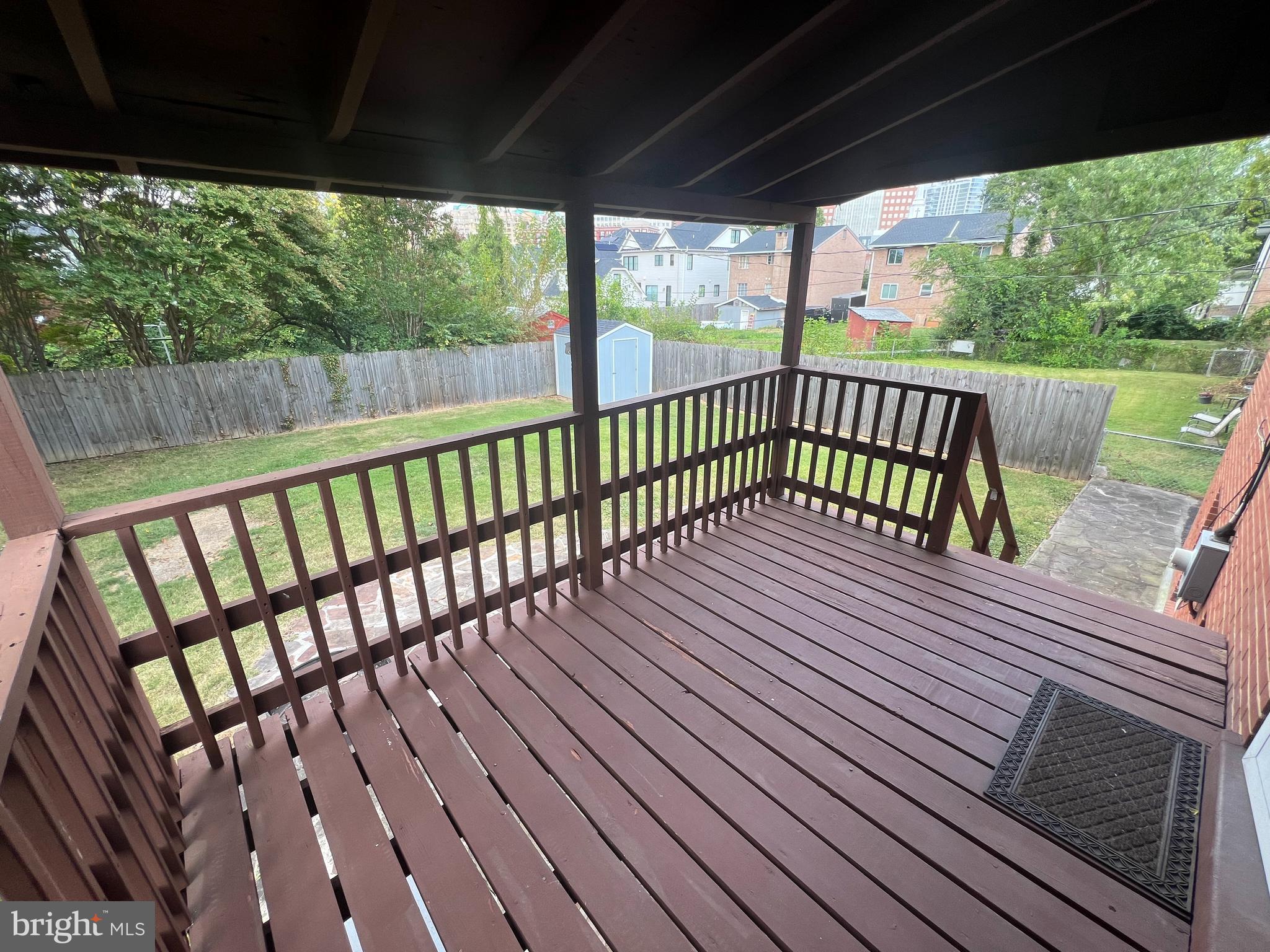 4517 North Carlin Springs Road Arlington, VA 22203 - Photo 20 of 21 a view of a wooden deck