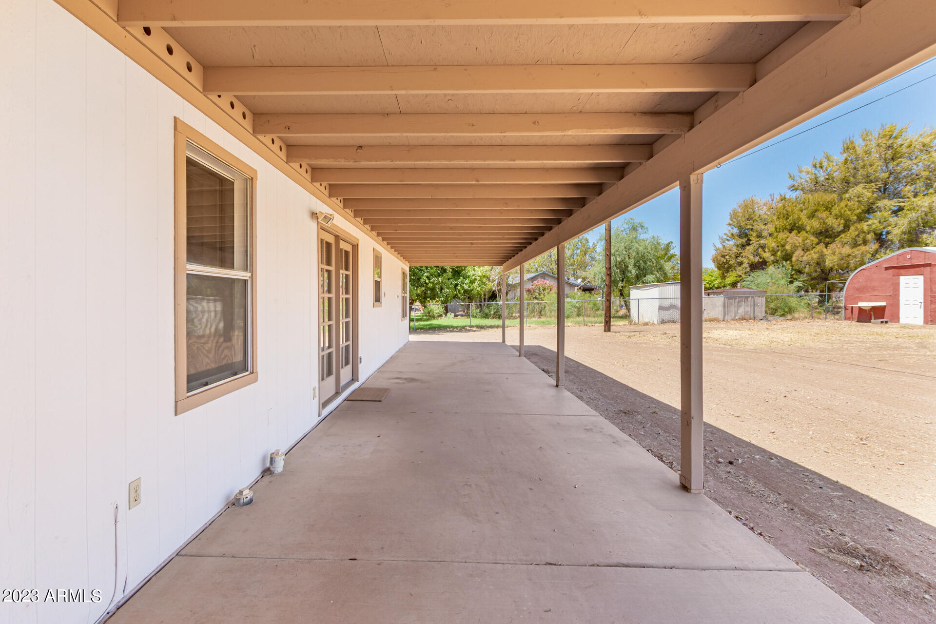 4958 East Rolling Ridge Road San Tan Valley, AZ 85140 - Photo 21 of 41 Large covered patio on north side