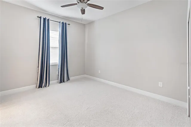 a view of a park with swings