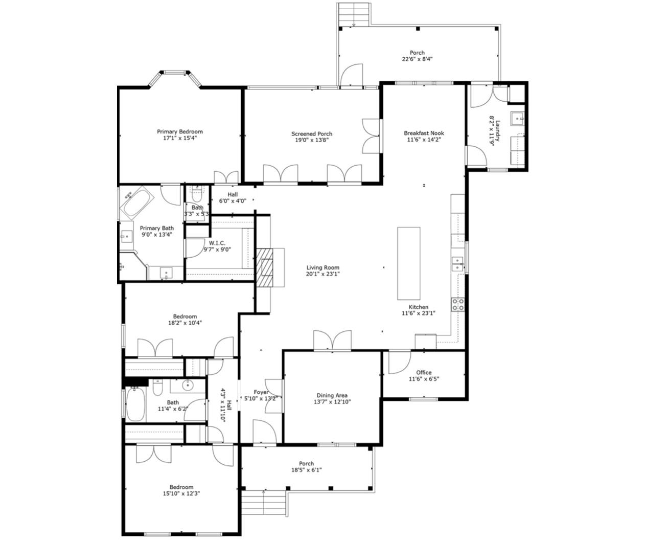 894 Stratford Run Drive Fort Mill, SC 29708 - Photo 43 of 45 a picture of floor plan