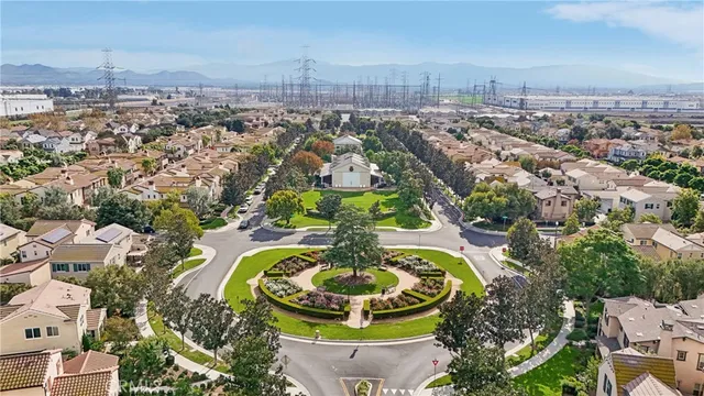 an aerial view of residential house with outdoor space