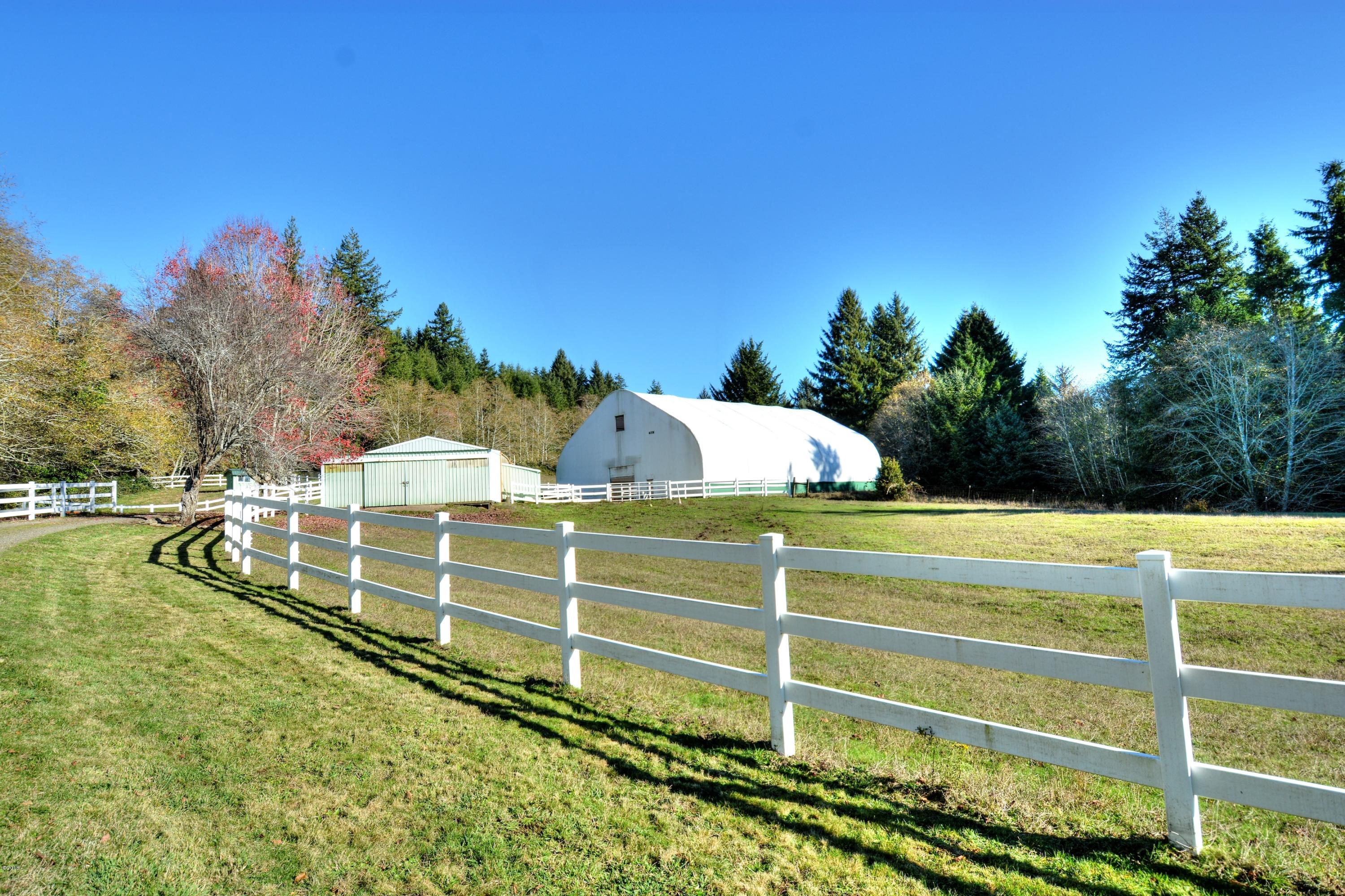 3220 North Bayview Road Waldport, OR 97394 - Photo 30 of 50 Barn Arena and Pasture