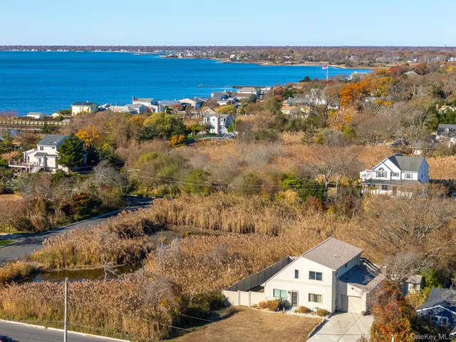 a view of lake and mountain