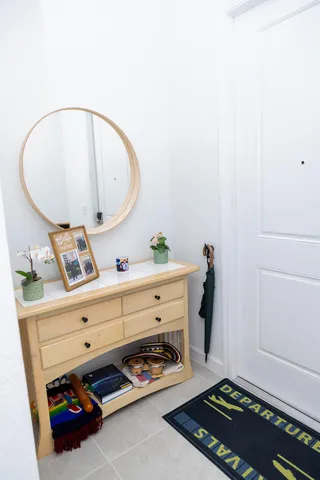 a room with toys and a table