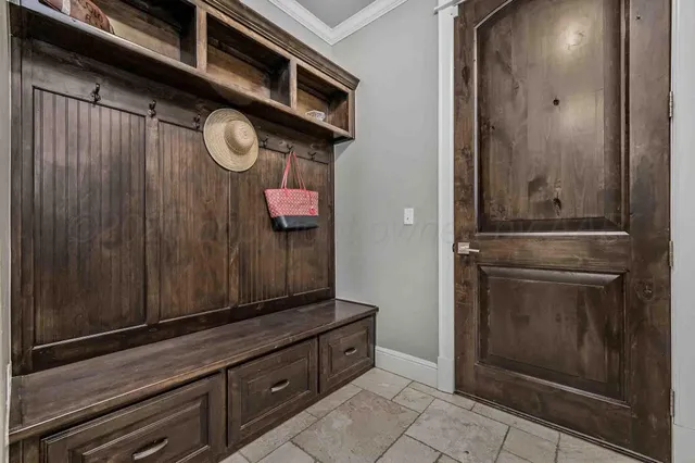 a view of storage and utility room