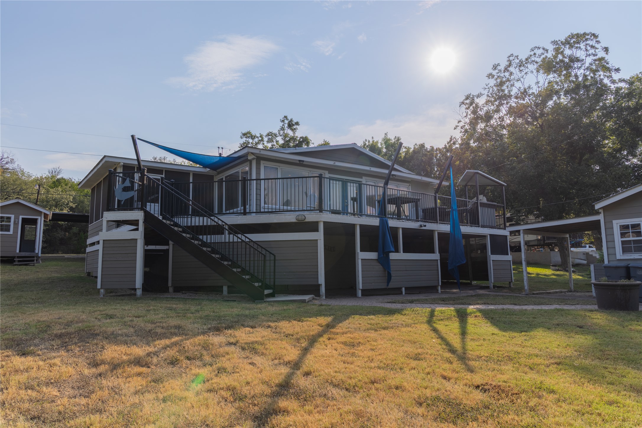 120 Erskine Ferry Road Seguin, TX 78155 - Photo 18 of 26 a view of a house with a swimming pool