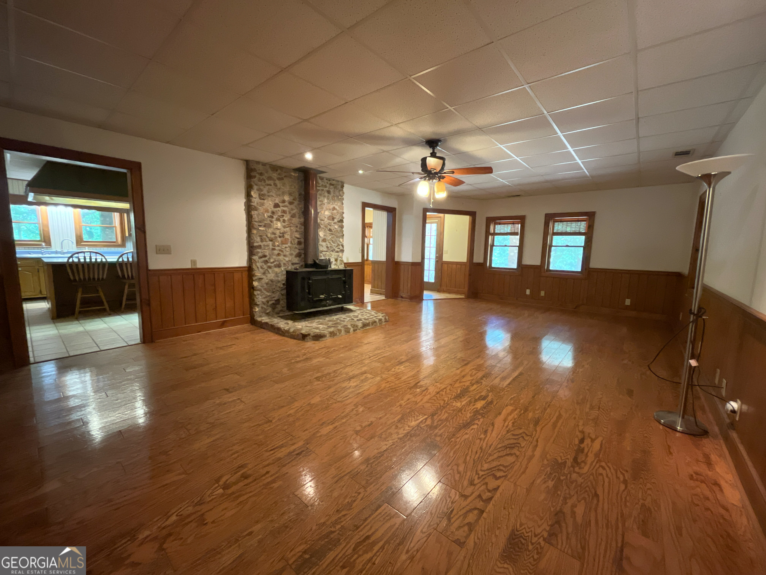 3222 Highway 80 Dublin, GA 31021 - Photo 7 of 49 a view of livingroom with furniture wooden floor and windows