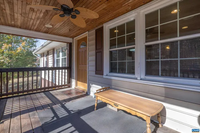 a house view with a backyard space