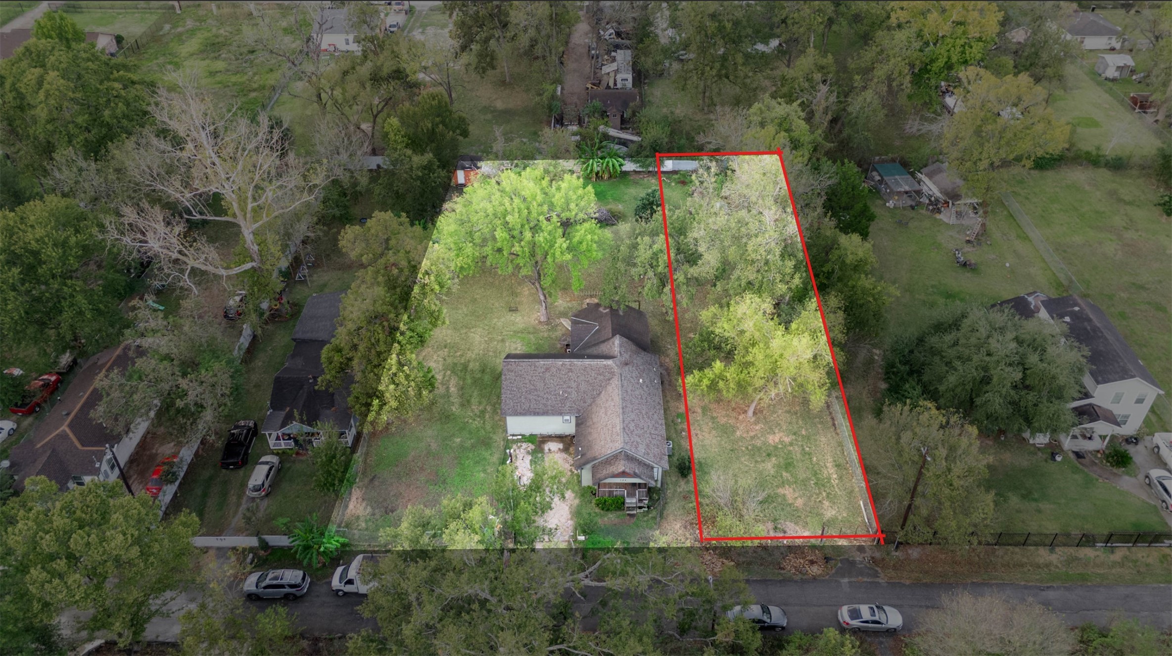 760 Homer Street Houston, TX 77091 - Photo 2 of 10 an aerial view of a house with a yard