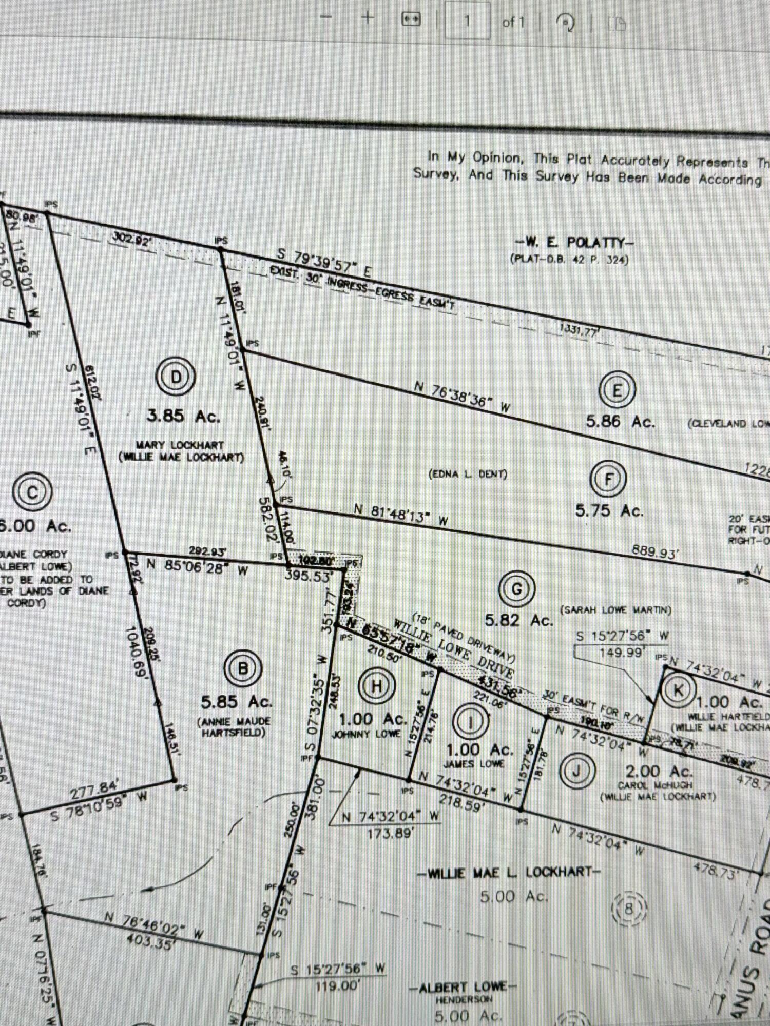 4979 Hardy McManus Road Evans, GA 30809 - Photo 3 of 3 plat