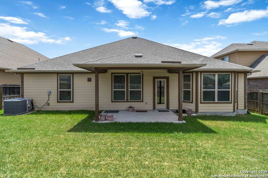 629 Cavan Cibolo, TX 78108 - Photo 10 of 20 a front view of house with yard and outdoor seating